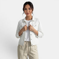 Women's Fitted Elegant Spring Denim Jacket