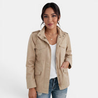 Women's Lightweight Casual Zipper Mid-Season Jacket