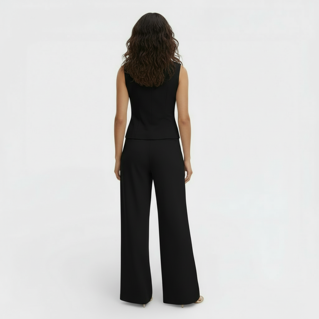 Women's Modern Chic Elegant Vest and Pants Set