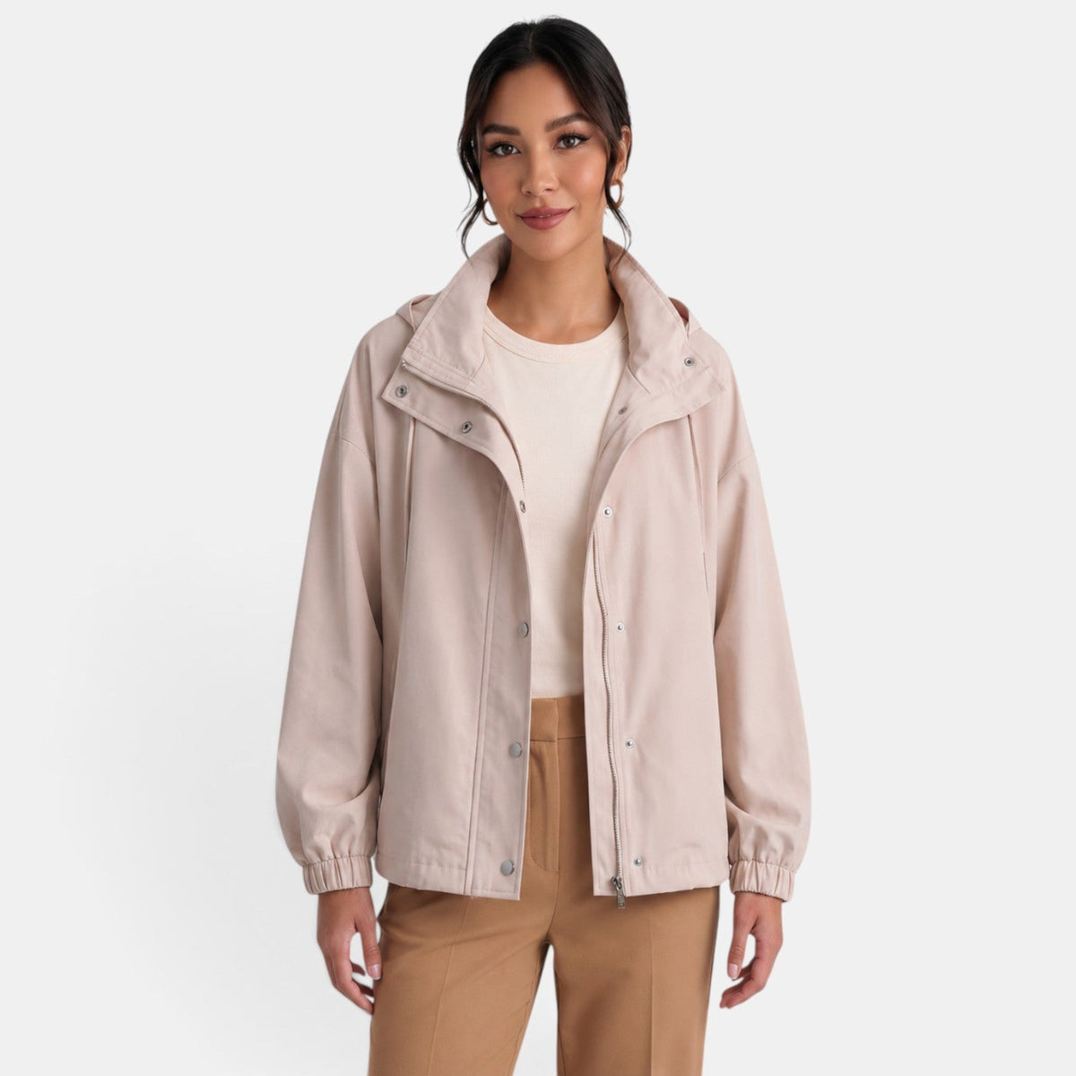 Women's Oversized Lightweight Hooded Urban Jacket