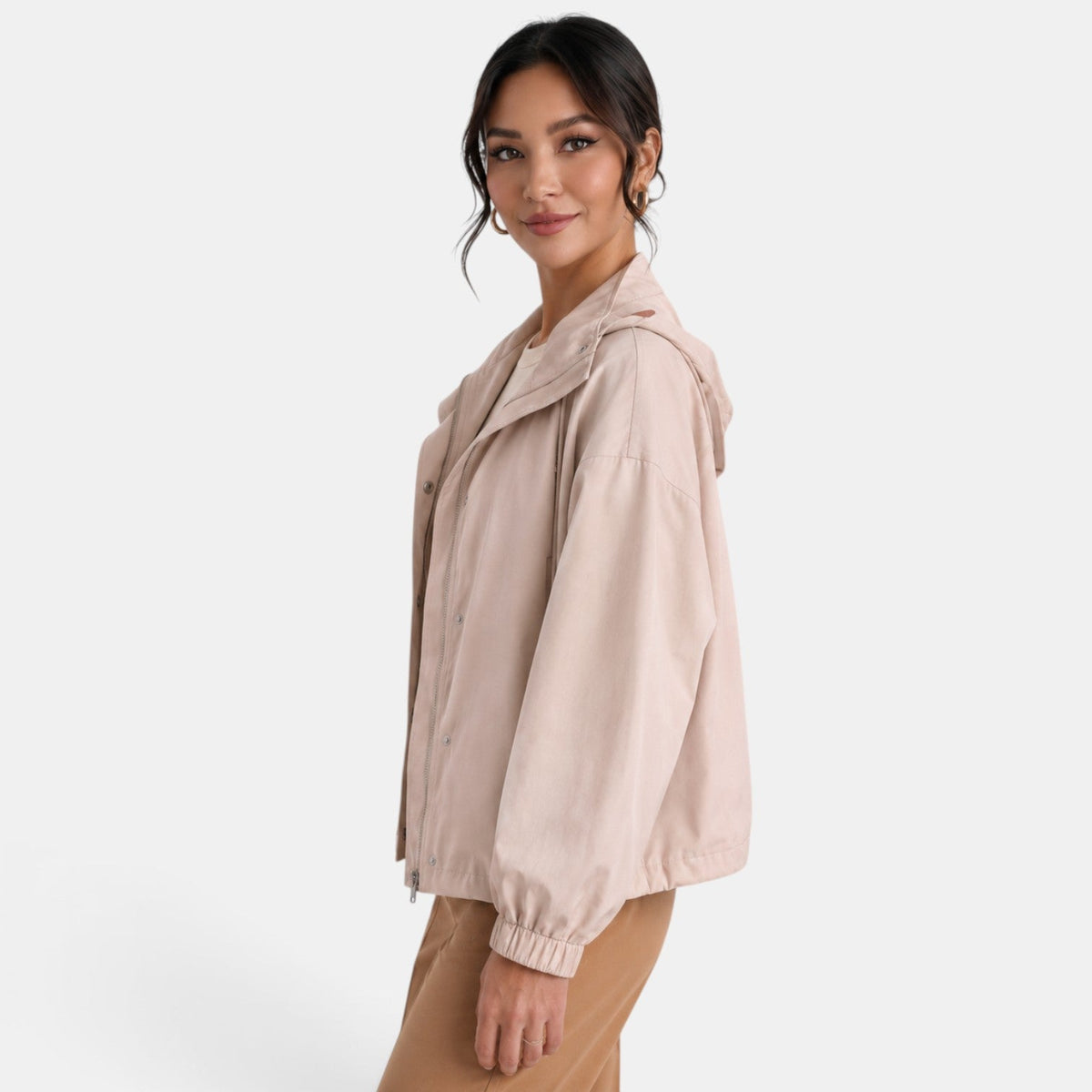Women's Oversized Lightweight Hooded Urban Jacket