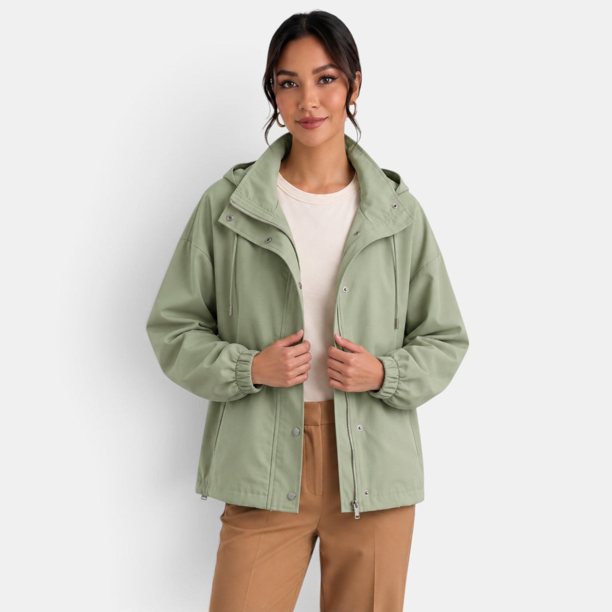 Women's Oversized Lightweight Hooded Urban Jacket