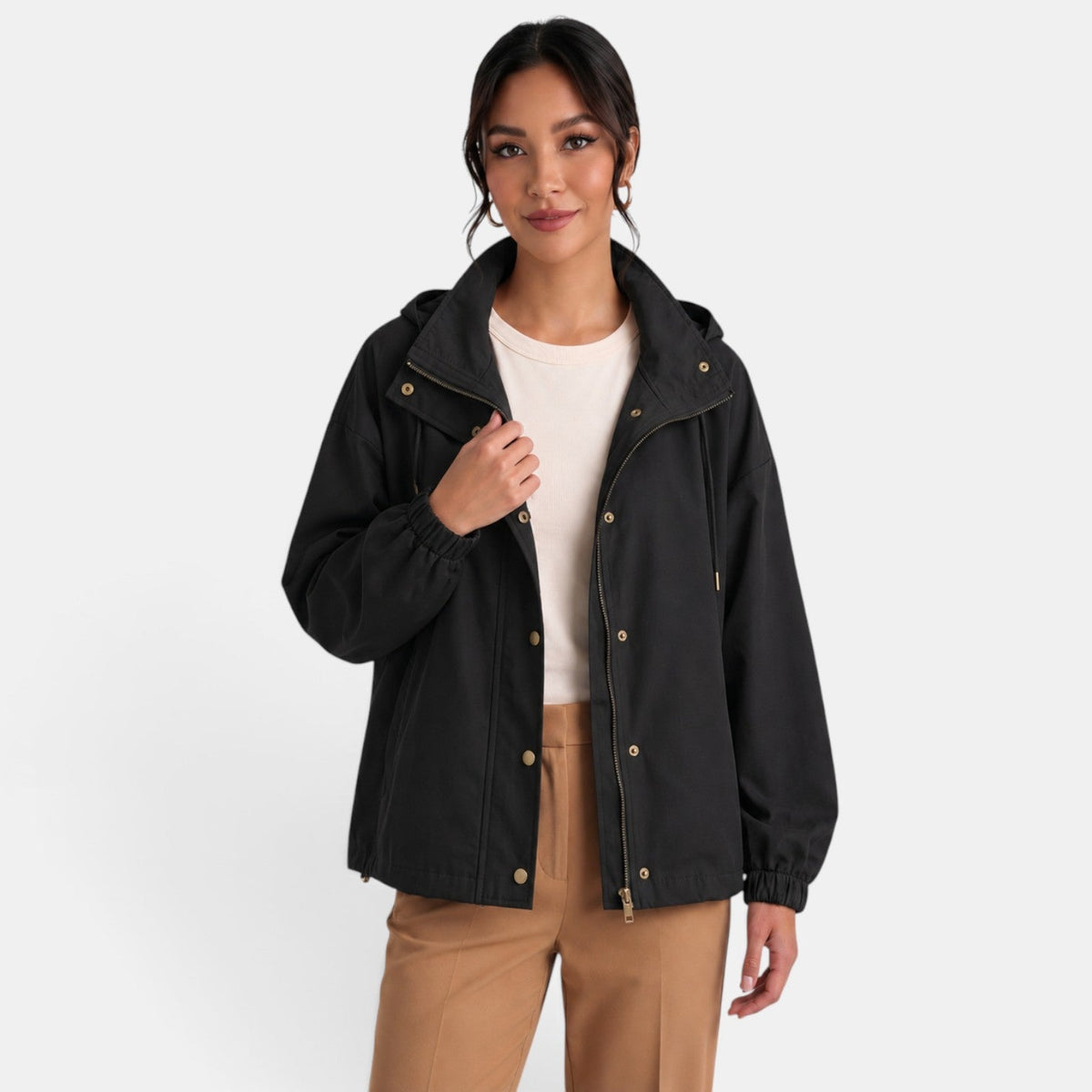 Women's Oversized Lightweight Hooded Urban Jacket